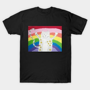 Happy coat of smile cat T-Shirt